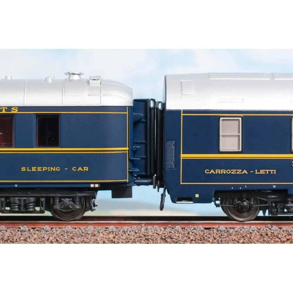 Coffret de 2 voitures-lits - Acme 55278 - HO 1/87 - CIWL/FS - Ep IV - 2R - 6