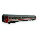 Set de 2 voitures voyageurs Trenitalia ''Intercity Day'' - Acme 70114 - HO 1/87 - FS - Ep VI - 2R - 6