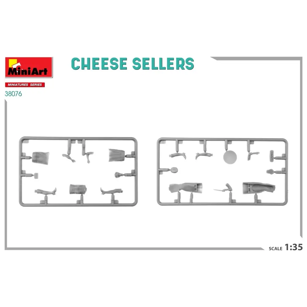 Vendeurs de fromages avec chariot - Miniart 38076 - 1/35 - 6