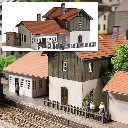 Gare de Rothenstadt avec cabane - Busch 10006 - O 1/43ème - 2