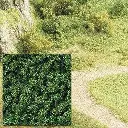 Sachet de Flocons de Mousse - Buisson Vert Moyen - Busch 7362 - Toutes Echelles  - 2