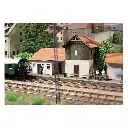 Gare de Rothenstadt avec cabane - Busch 10006 - O 1/43ème - 5