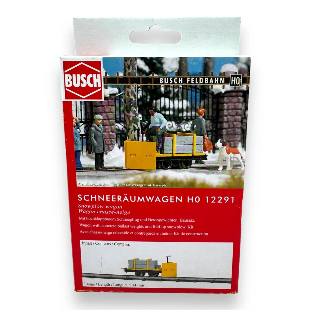 Chasse neige - Busch 12291 - HO 1/87 - 2