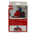 Scooter des neiges / motoneige rouge avec conducteur BUSCH 7818 HO 1/87 - 3