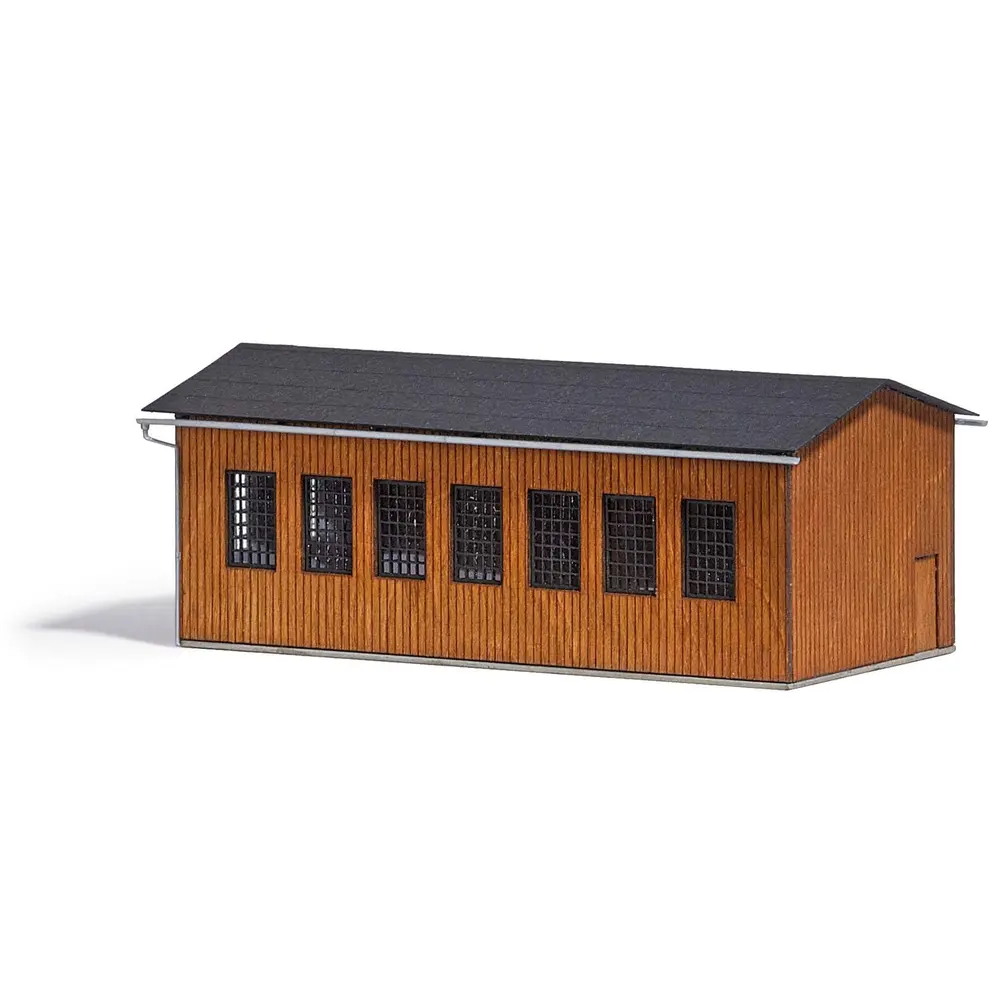 Atelier d'entretien routier en bois - Busch 8234 - N 1/160 - 2