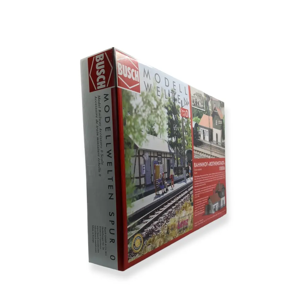 Gare de Rothenstadt avec cabane - Busch 10006 - O 1/43ème - 3