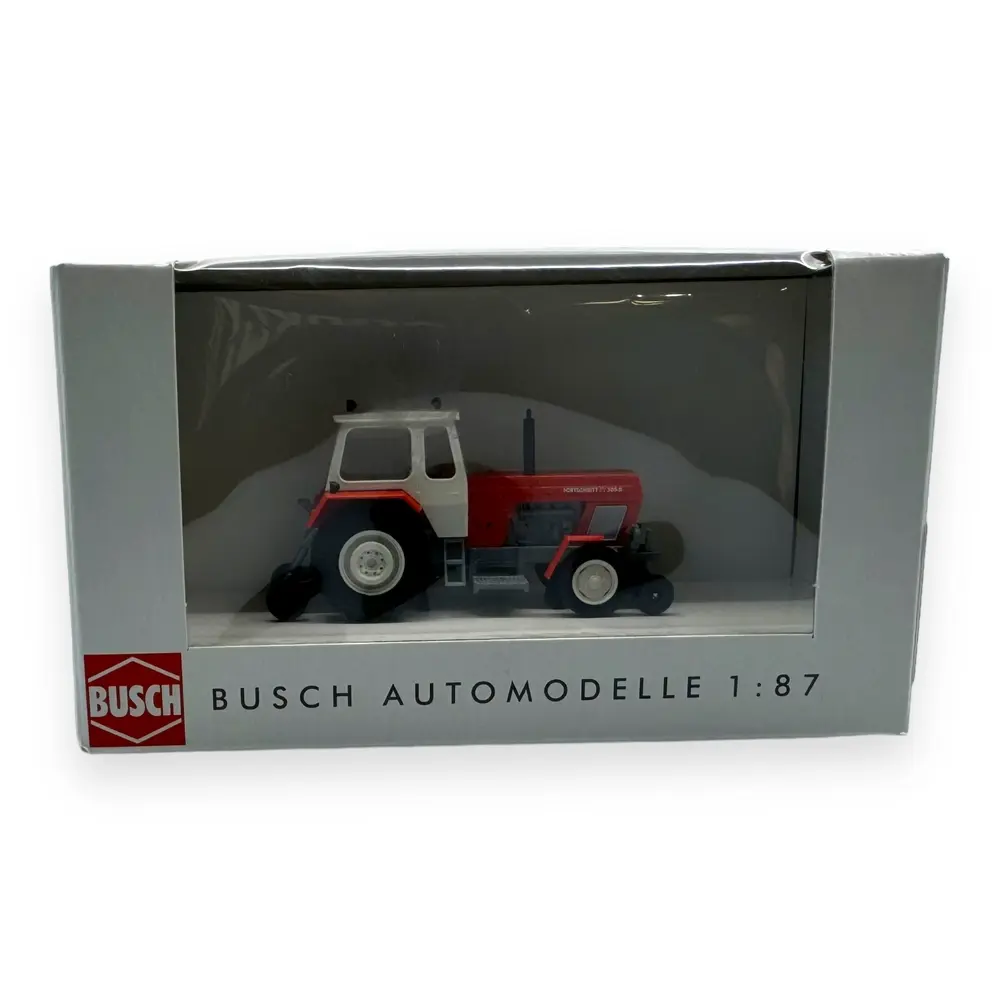 Tracteur Progress ZT 300 rouge - BUSCH 54201 - HO 1/87 - 3