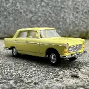 Peugeot 404 Brekina 29023 avec toit ouvrant - HO : 1/87 - livrée jaune pale - 4