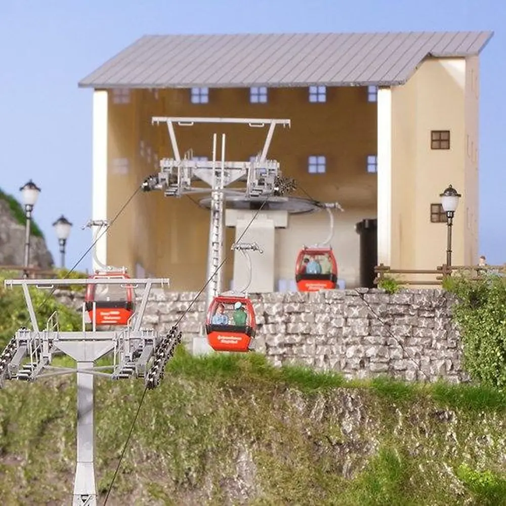 Kit de construction "'Hahnenkamn" 2 bâtiments BRAWA 6343 - HO 1/87 - 3
