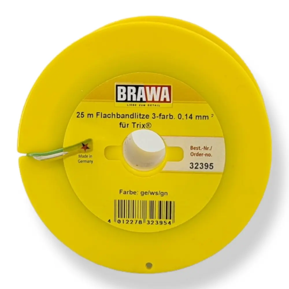Bobine de câble - Brawa 32395 - jaune / blanc / vert - pour Trix - 2