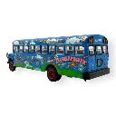 Dodge S 600, Hippie Bus, 1970 - Brekina 61334 - HO 1/87 - 2
