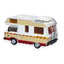 VW T3 Gipsy camping car, blanc/beige clair/rouge, 1983 - Brekina 33976 - HO 1/87 - 2