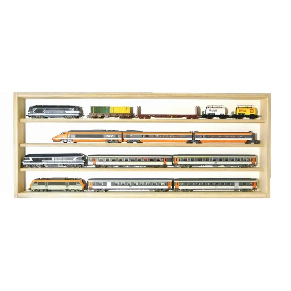 Vitrine murale 4 niveaux - BOIS MODELISME 701001 - HO / HOM - 2