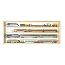 Vitrine murale 4 niveaux - BOIS MODELISME 701001 - HO / HOM - 2