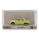 Peugeot 404 Brekina 29023 avec toit ouvrant - HO : 1/87 - livrée jaune pale - 3