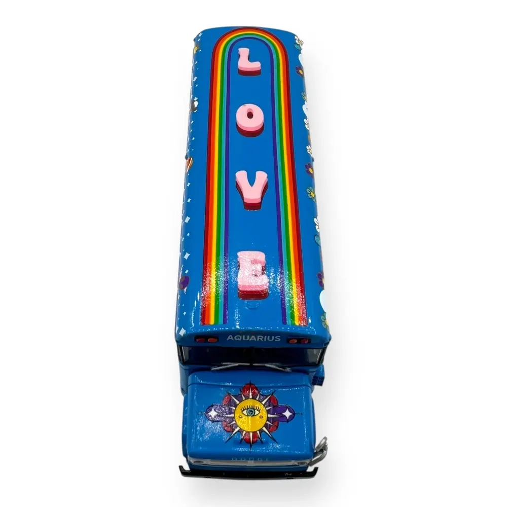 Dodge S 600, Hippie Bus, 1970 - Brekina 61334 - HO 1/87 - 4