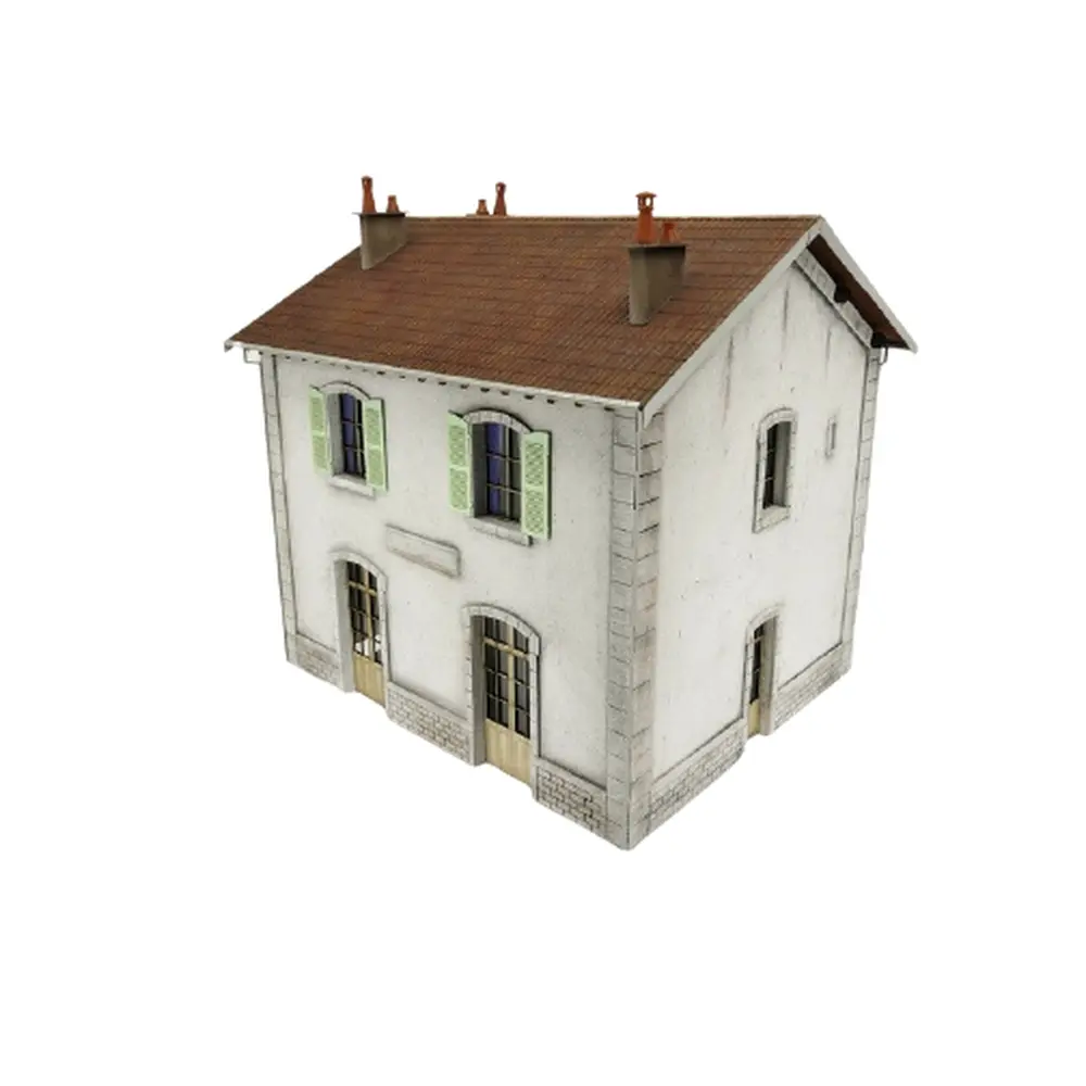 Gare ferroviaire PLM avec 2 portes - Bois Modélisme 301004 - O 1/43 - 3