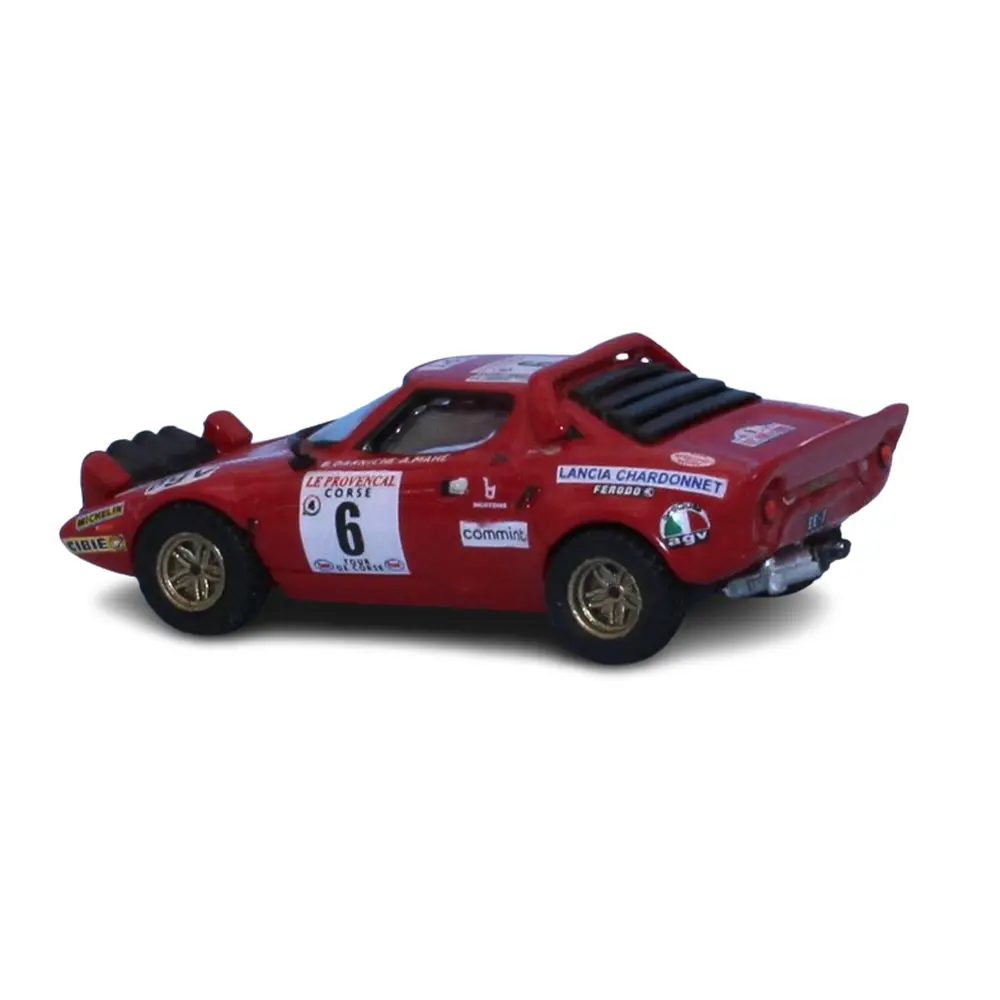 Lancia Stratos HF, No.6, Vainqueur Tour de Corse 1975 ( Bernard Darniche - Alain Mahé ) - Brekina 29657 - HO 1/87 - 2