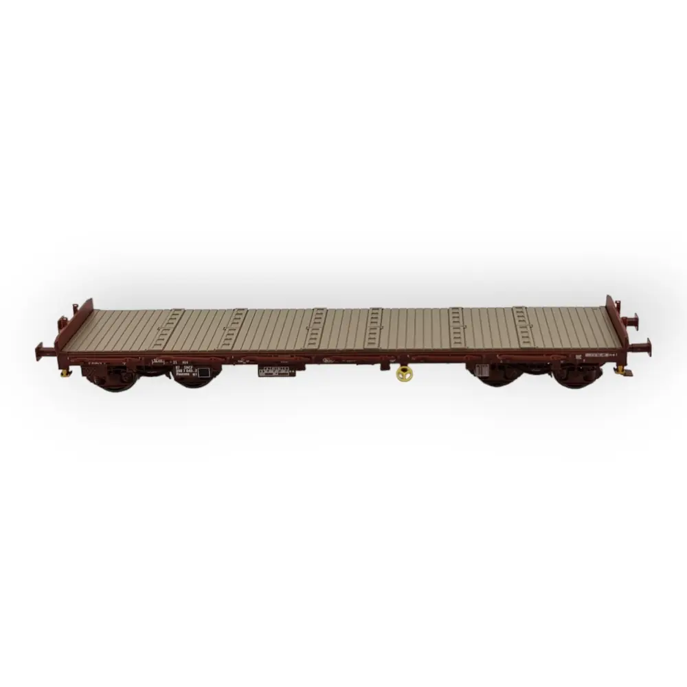 Wagon plat type Remms Brawa 47120 - HO : 1/87 - SNCF - EP V - 3
