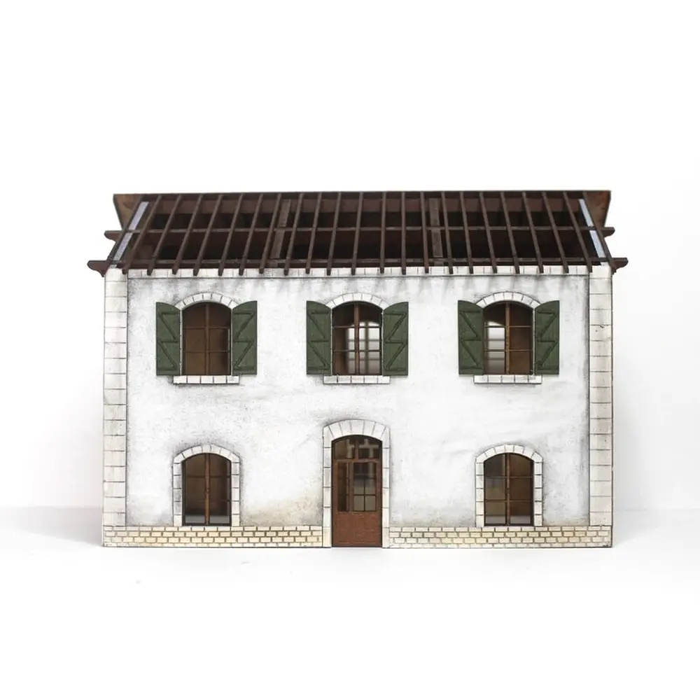 Gare PLM 3 portes - Bois Modélisme 101002 - HO 1/87 - SNCF - 203 pièces - 6