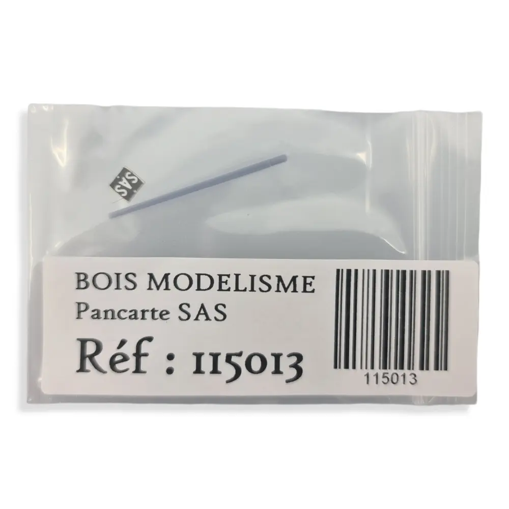 Pancarte "SAS" Voie de Sas protégée BOISMODELISME 115013 - HO 1/87 - SNCF - 3