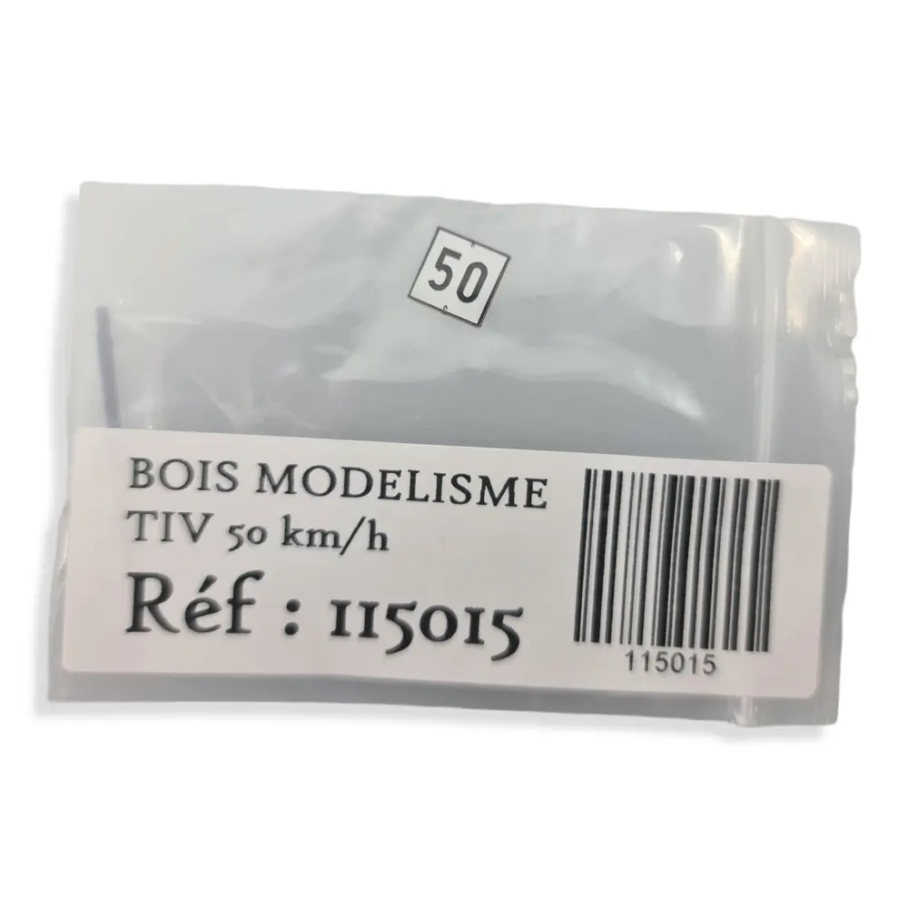 TIV "50" arrivée de limitation à 50km/h  BOISMODELISME 115015 - HO 1/87 - SNCF - 3