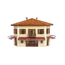 Café de la place - Bois Modélisme 107003 - HO 1/87 - 2