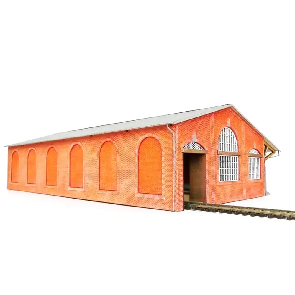 Halle à marchandise de la compagnie des chemins de fer du Nord - Bois Modélisme 102007 - HO 1/87 - 5