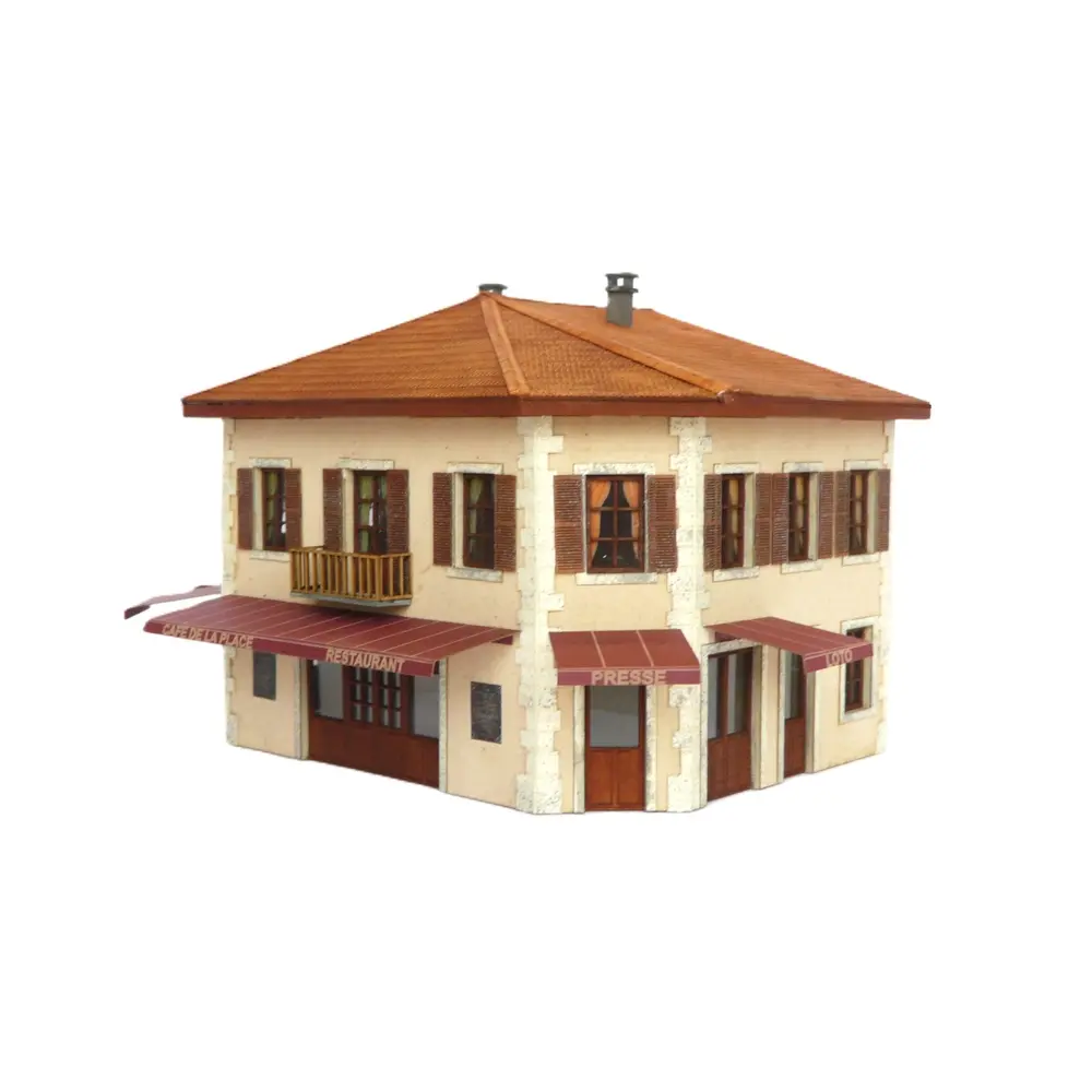 Café de la place - Bois Modélisme 107003 - HO 1/87 - 4