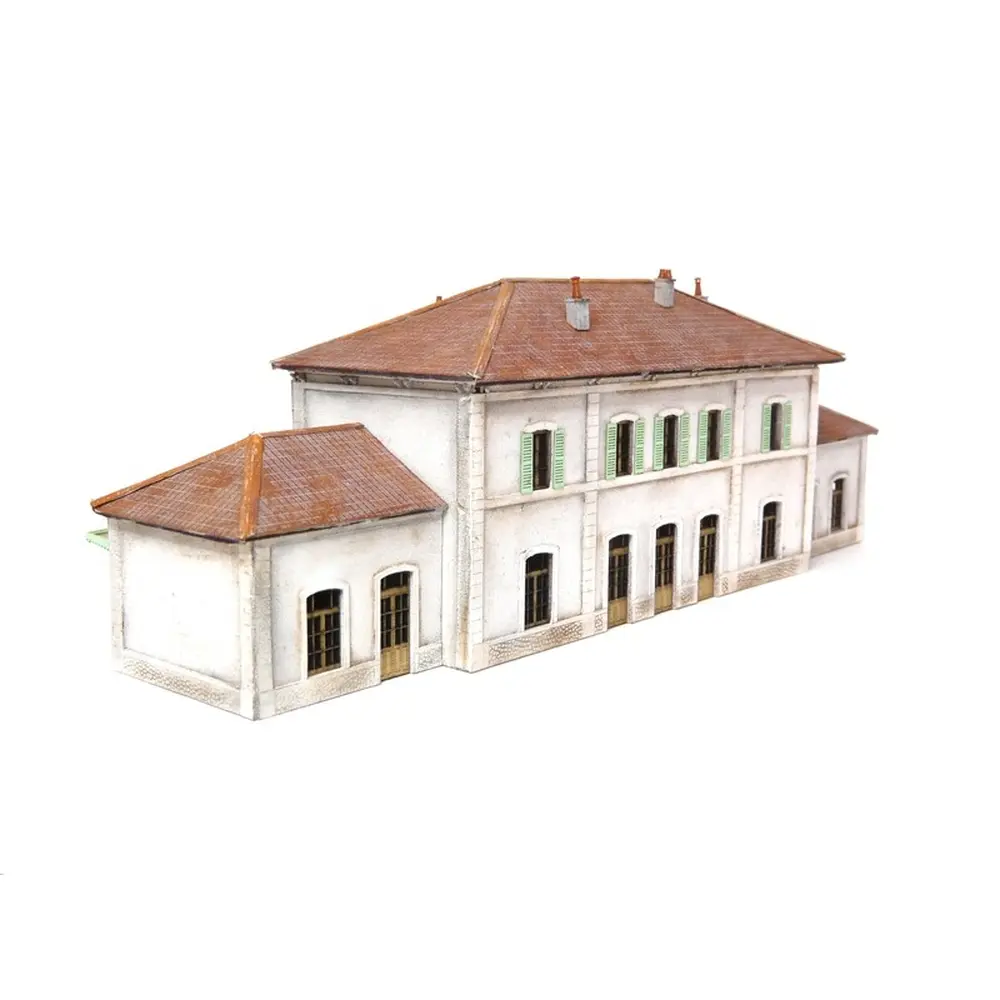 2 Ailes pour gare PLM 5 portes - Bois Modelisme 201010 - N 1/160 - 6