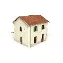 Gare PLM 2 portes Bois Modelisme 101010 - HO 1/87 - 122x105x110mm - 4