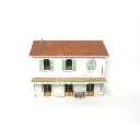 Demi-Gare PLM 3 portes - BOIS MODELISME 101013 - HO 1/87 - 140x70x112mm - 4