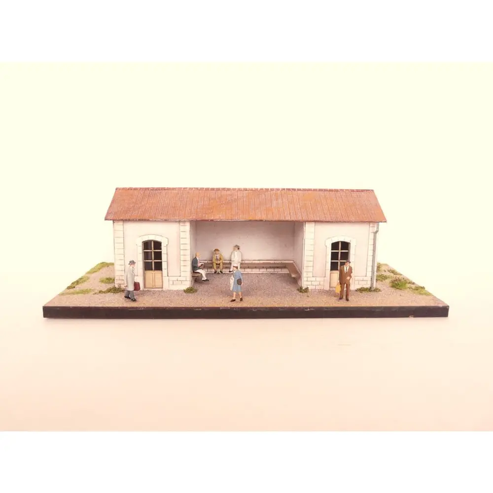 Abri de quai PLM - BOIS MODELISME 101015 - HO 1/87 - 3