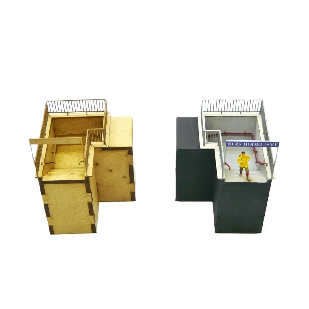 Passage souterrain Bois modelisme 113007 - HO 1/87 - 2