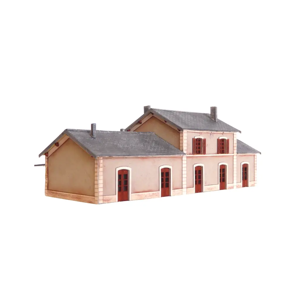 Gare d'Égreze - Bois Modélisme 201012 - N 1/160 - 4