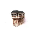 Poste d'aiguillage III de la Gare de Lyon ( Paris ) - Bois Modélisme 103001 - HO 1/87 - 5