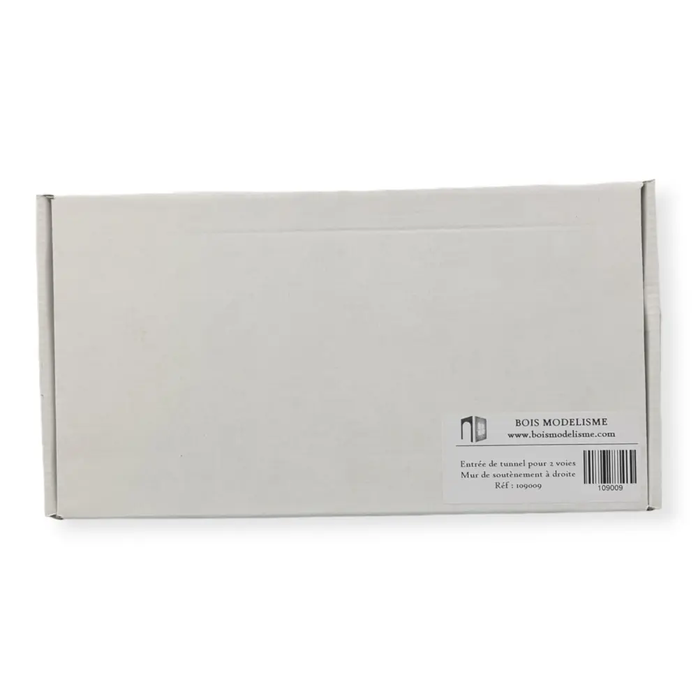 Entrée de tunnel 2 voies & mur de soutènement gauche BoisModélisme 109009 - HO - 3