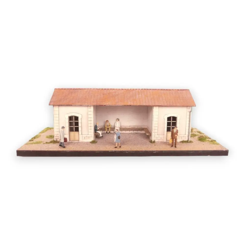 Abris de quai PLM - Bois Modélisme 101016 - HO 1/87 - Maquette à monter - 6