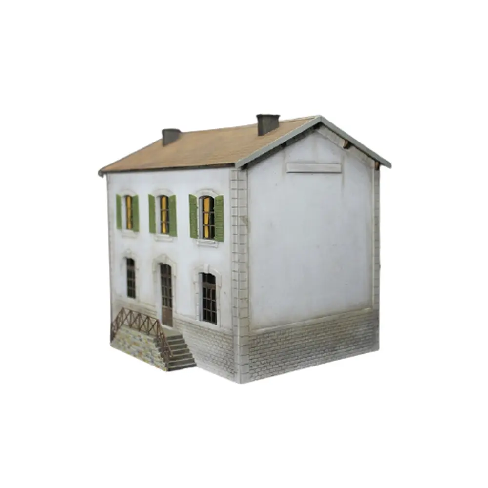 Gare ferroviaire PLM avec bardage métallique - Bois Modélisme 101021 - HO 1/87 - 3