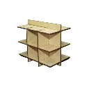 Gare ferroviaire PLM avec bardage métallique - Bois Modélisme 101021 - HO 1/87 - 6