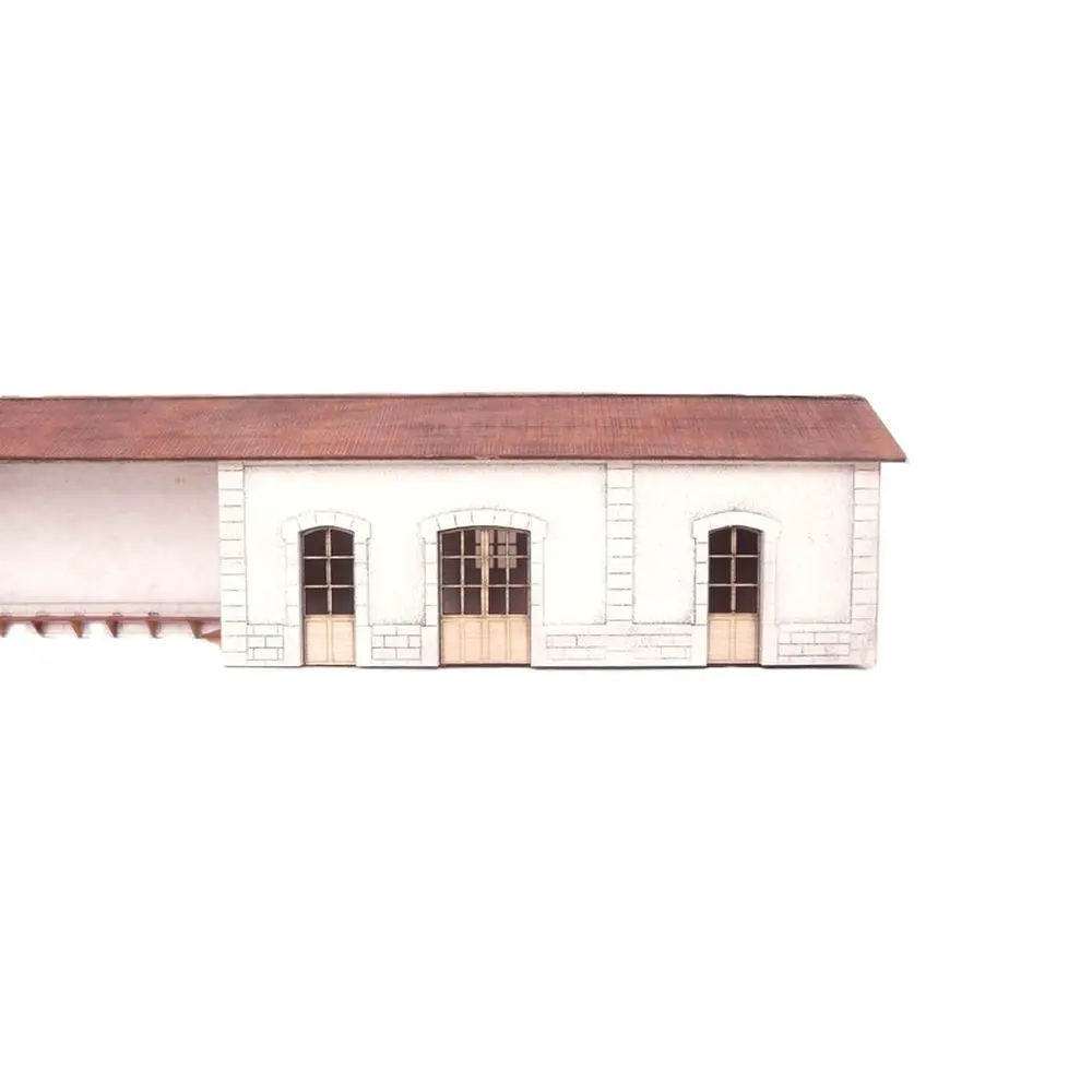 Abri de quai PLM XXL - Bois Modelisme 101019 - HO 1/87 - 7