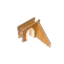 Entrée de tunnel pour une voie métrique avec mur de soutènement à droite - Bois Modélisme 109016 - HOm 1/87 - 4