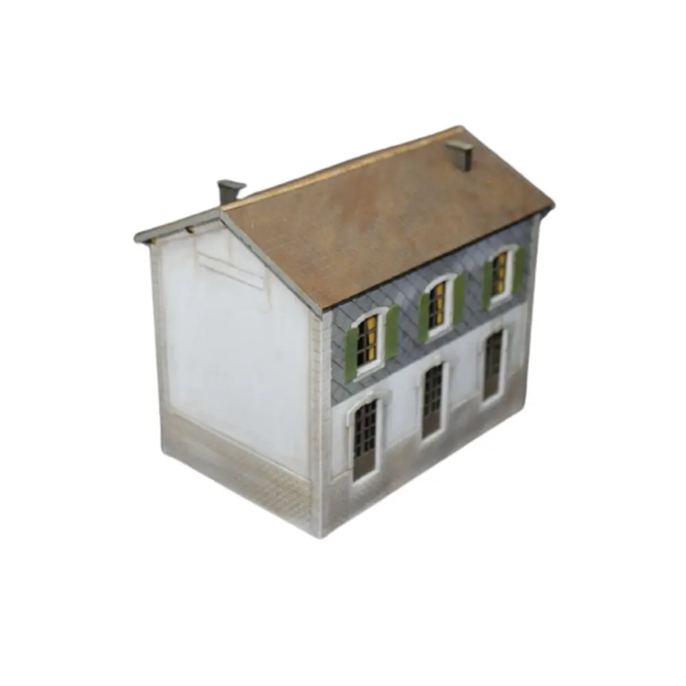 Gare ferroviaire PLM avec bardage métallique - Bois Modélisme 101021 - HO 1/87 - 5