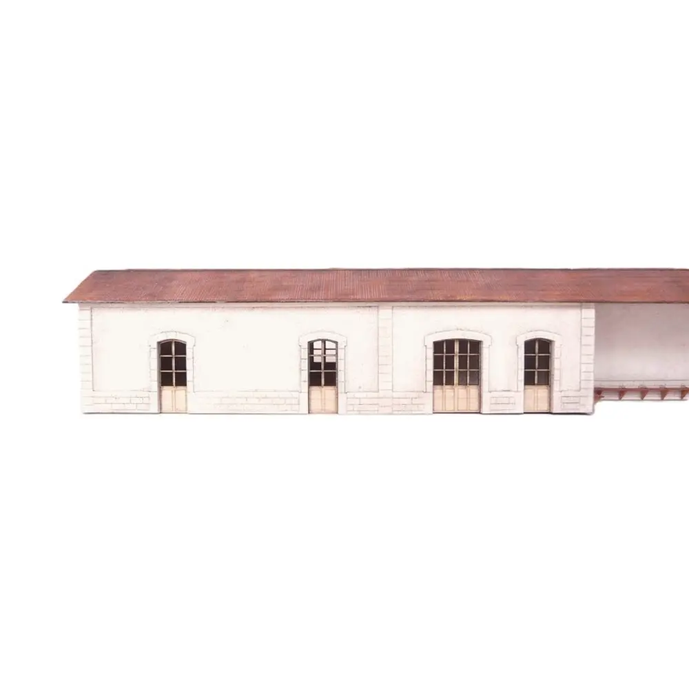 Abri de quai PLM XXL - Bois Modelisme 101019 - HO 1/87 - 6