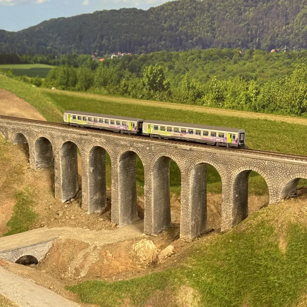 Coffret de 2 voitures CORAIL VTU - Azar Models V01-ICP2 - Z 1/220 - SNCF - 6