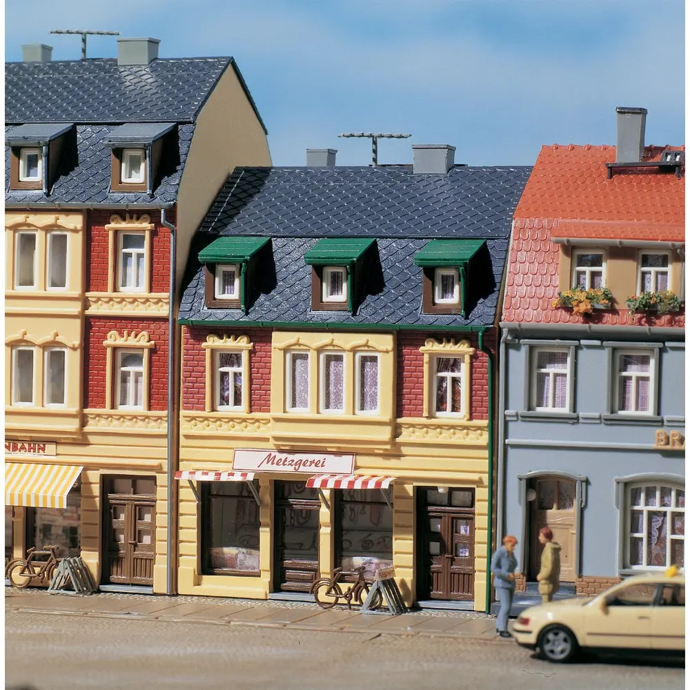 Boucherie charcuterie avec habitation - Auhagen 12248 - HO 1/87 - 3