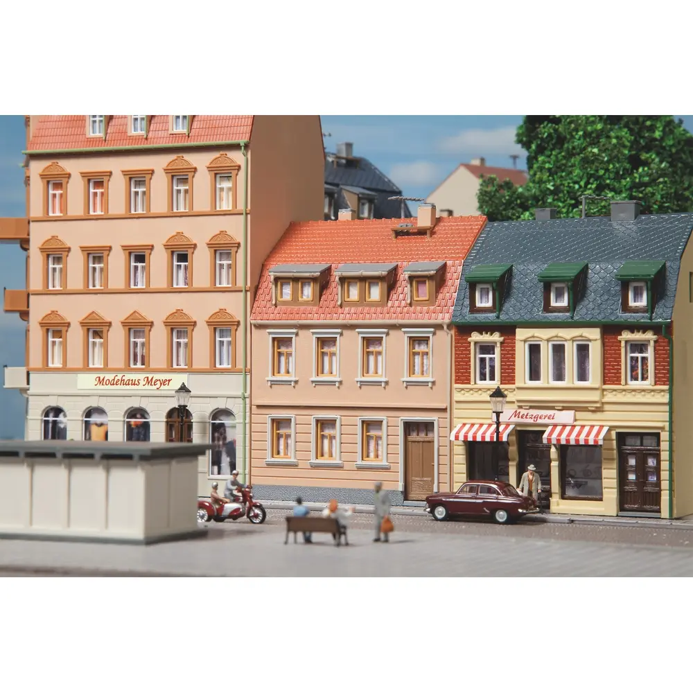Maison de ville angle Auhagen - HO 1/87 - 3