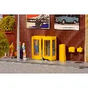 Cabines téléphoniques et boîtes aux lettres - Auhagen 41662 - HO 1/87 - 2