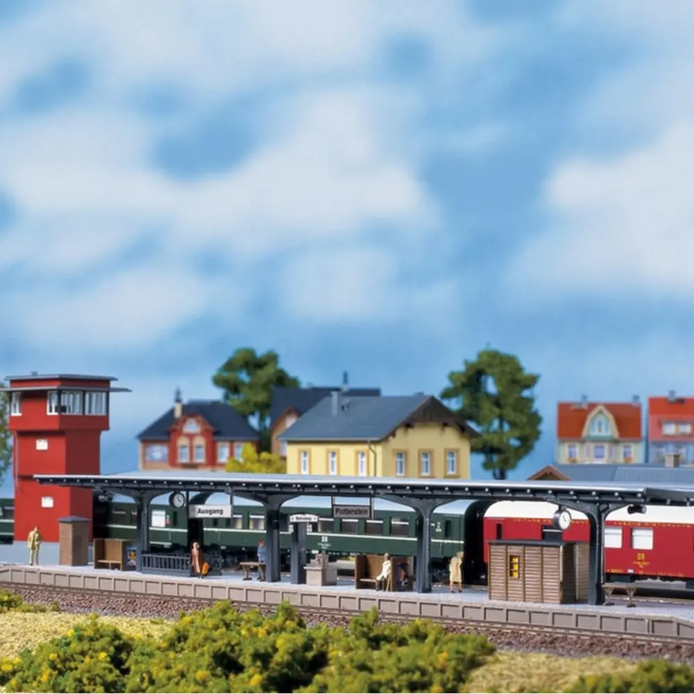 Quai de gare couvert - Auhagen 11376 - HO 1/87 - 3