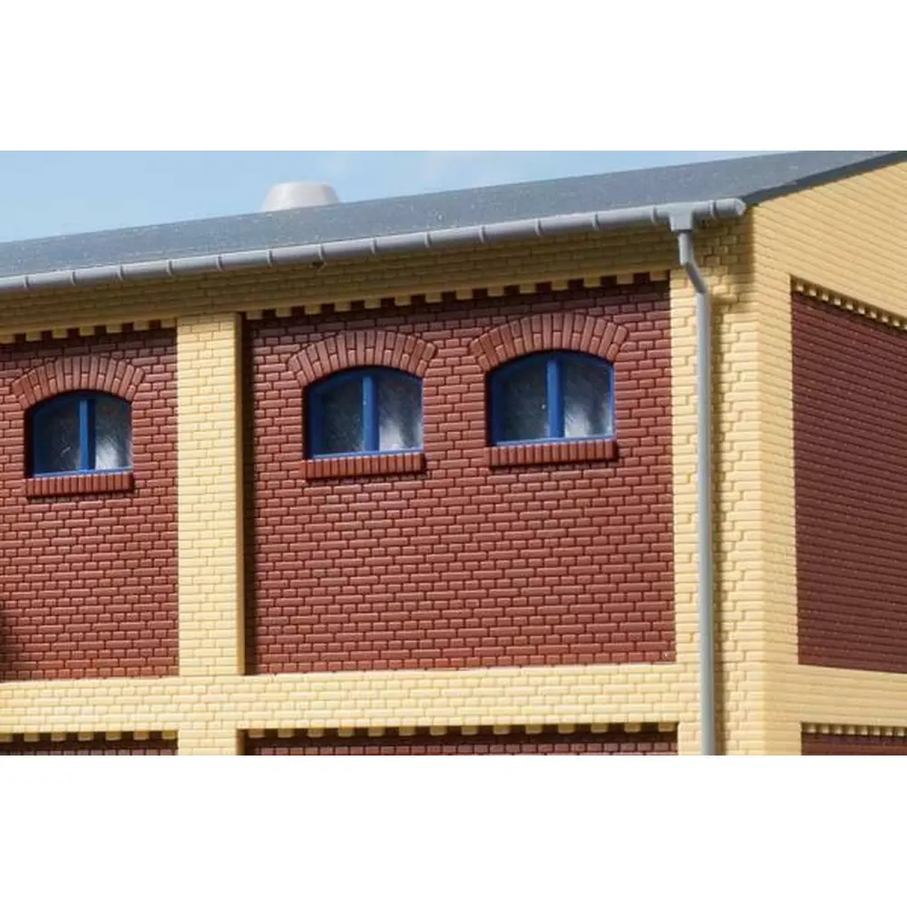 Fenêtre M bleues HO 1/87 - 2